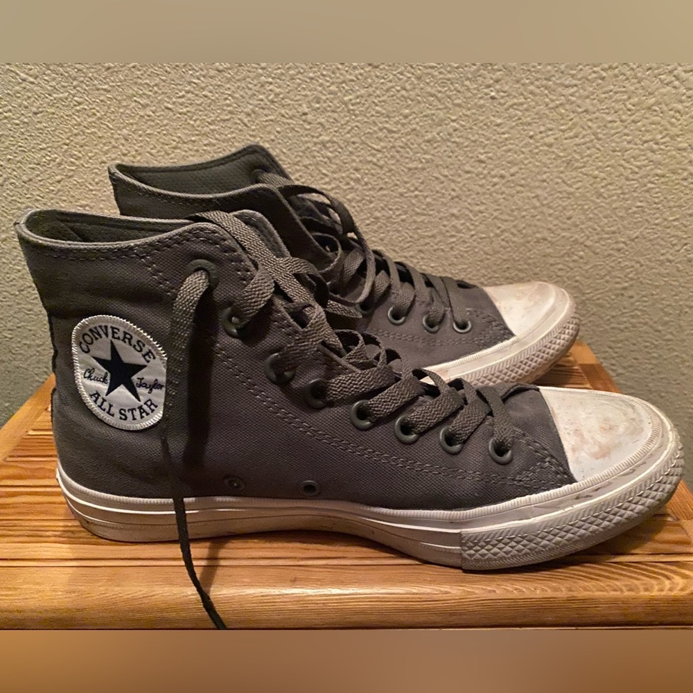 Converse High Top Sneakers - Gray
